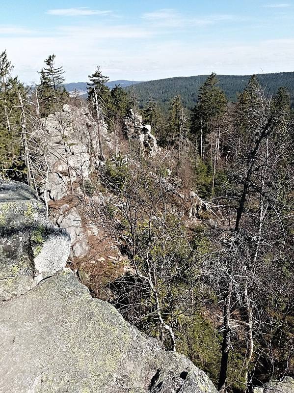 Nejvyšší vrchol Žďárských vrchů - Devět skal