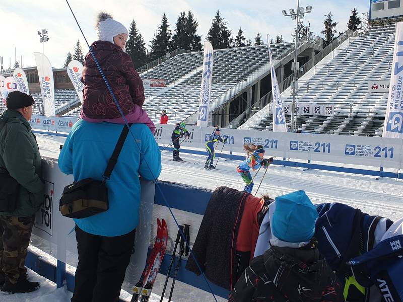 Dopoledne v novoměstské Vysočina Areně patřilo hlavně dětským závodníkům. Po nich přišli na řadu dospělí.