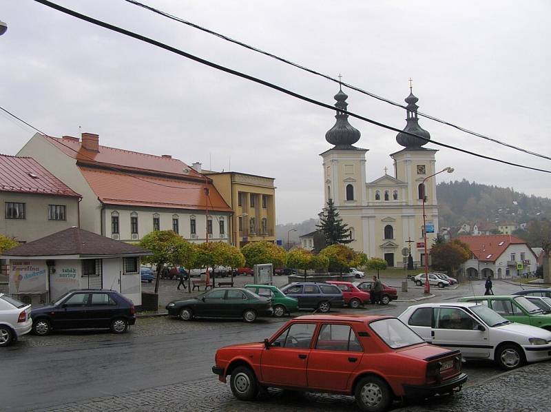 Náměstí v Bystřici nad Pernštejnem