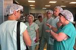 Ukrajinští zdravotníci se zajímali o chod novoměstské nemocnice.