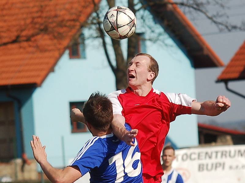 Fotbalisté Košetic v Chotěboři remizovali 2:2. 