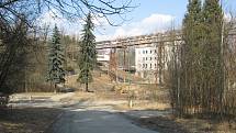Areál v lokalitě Borovina před revitalizací.