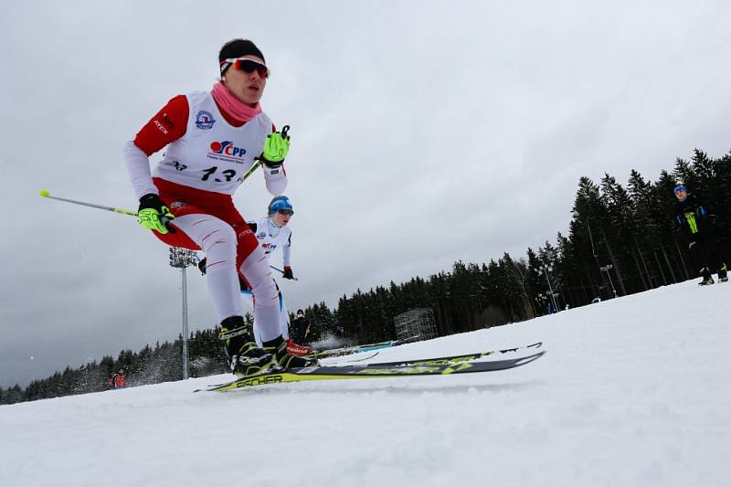 Luděk Šeller z Dukly Liberec a Sandra Schützová ze Ski Jilemnice získali na mistrovství republiky v běhu na lyžích v Novém Městě na Moravě tituly ve sprintu volnou technikou.