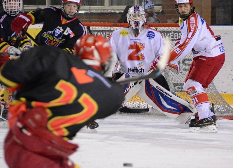 Brankář extraligových mladších dorostenců Matěj Loubal kryl 39 střel královéhradeckých Lvů. Na čtyři rány ale nestačil, a jeho Žďár zůstal bez bodu.