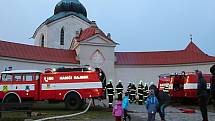 Jednotky sborů dobrovolných hasičů cvičily na Zelené hoře.