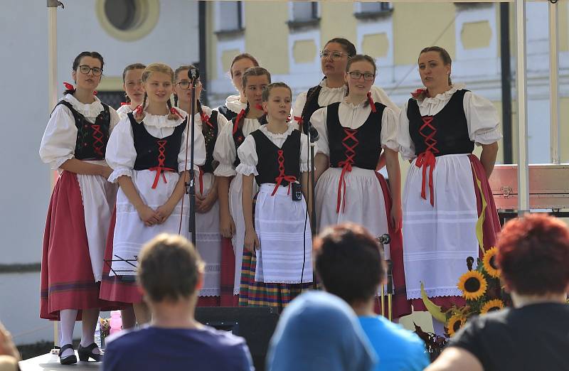 Den venkova na zámku ve Žďáře nad Sázavou.