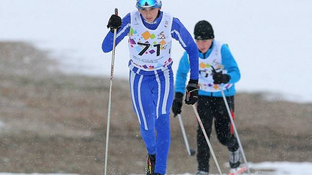 Zimní olympiáda mládeže - lyžování ve Vysočina aréně.