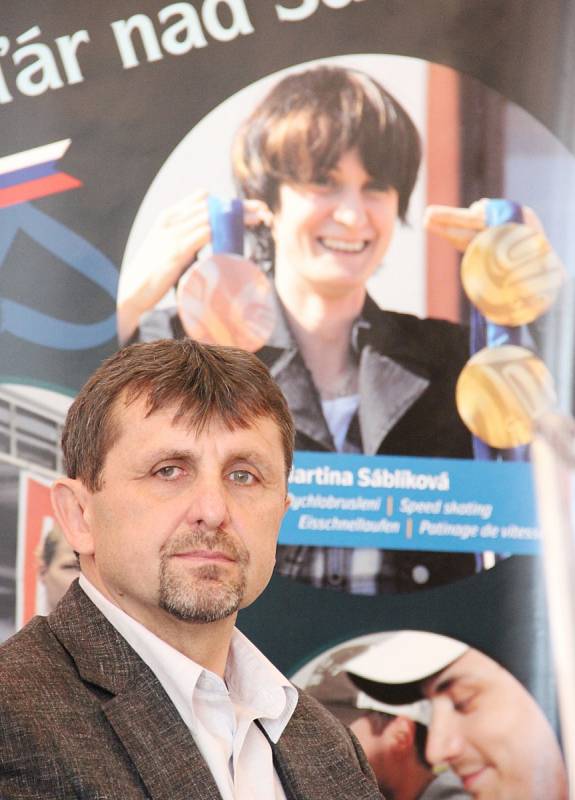 Ředitel republikového finále Luboš Straka při tiskové konferenci před turnajem.