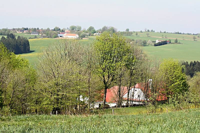 Z Kříbu je pěkný výhled.