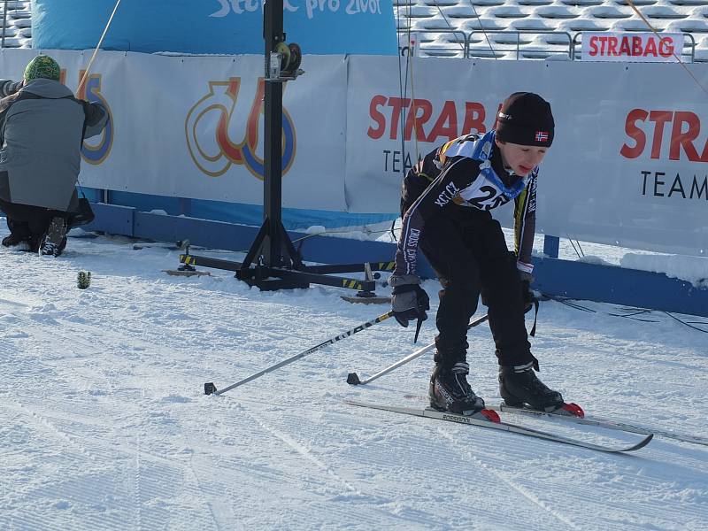 Dopoledne v novoměstské Vysočina Areně patřilo hlavně dětským závodníkům. Po nich přišli na řadu dospělí.