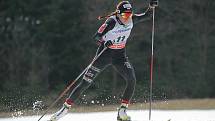 Závody ve sprintu volným způsobem začal víkend Zlaté lyže v Novém Městě na Moravě. Na snímku Justyna Kowalczyková při odpolední kvalifikaci.