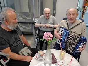 Kavárna Radost v domově pro seniory ve Velkém Meziříčí.