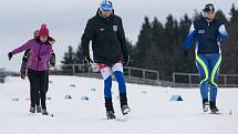 Amatérské závody s názvem Strabag Ve stopě Zlaté lyže v Novém Městě na Moravě navazují na klasické závody Zlatá lyže.