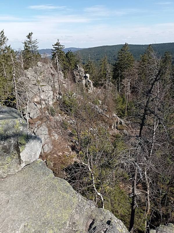 Nejvyšší vrchol Žďárských vrchů - Devět skal