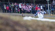 Závod SP v biatlonu (štafeta ženy 4 x 6 km) v Novém Městě na Moravě.