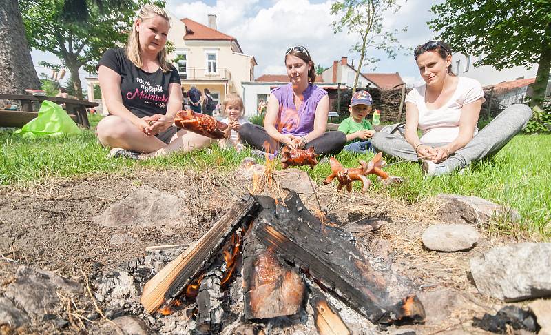 Den dětí v centru pro rodiče s dětmi Kopretina ve Velkém Meziříčí.