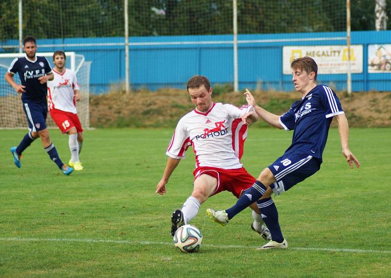 Fotbalisté Bystřice znovu zvítězili nad Vrchovinou. 