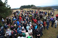 Na Nový rok 2018 se na Holém vrchu sešlo na sedm set lidí.