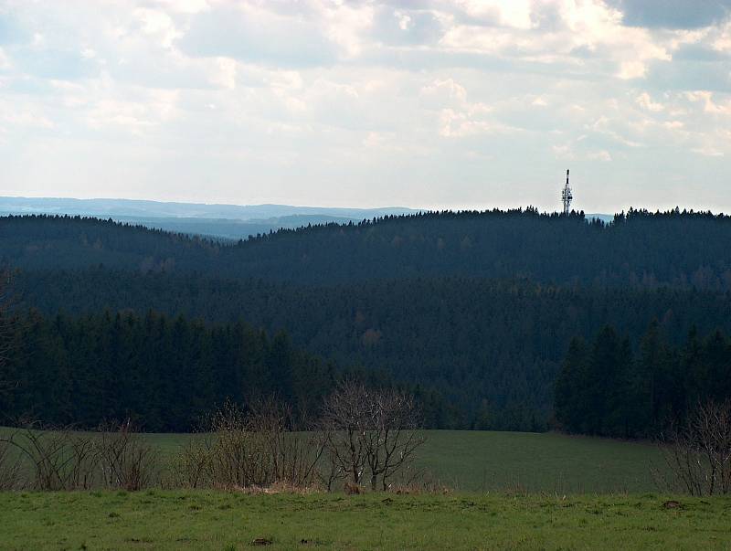 Z Kříbu je pěkný výhled.