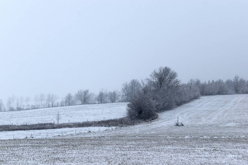 Zima na Vysočině.