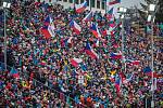 Biatlonové závody ve Vysočina Areně se vždy těšily velkému zájmu fanoušků.