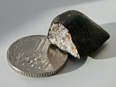 Meteorit nalezený u Nové Vsi u Nového Města na Moravě.