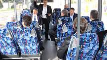 Politici z Kraje Vysočina v deníkovském autobusu.