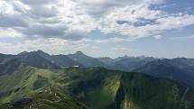 Lyžařská oblast Fellhorn Kleinwalsertal