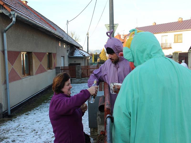 Bohdalovem prošel tradiční masopustní průvod.