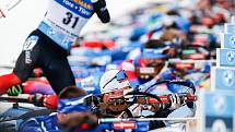 Závod Světového poháru v biatlonu - stíhací závod mužů na 12,5 km.