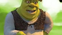 Kreslená postavička Shrek.