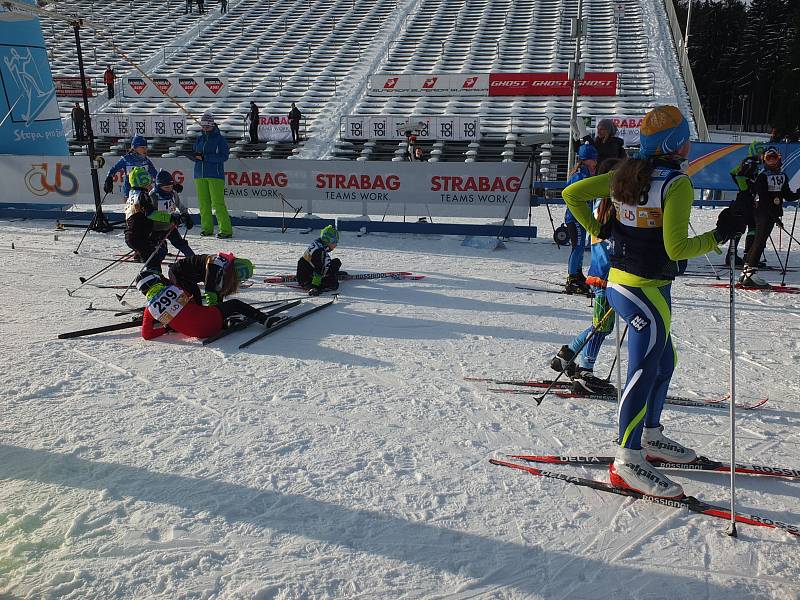 Dopoledne v novoměstské Vysočina Areně patřilo hlavně dětským závodníkům. Po nich přišli na řadu dospělí.