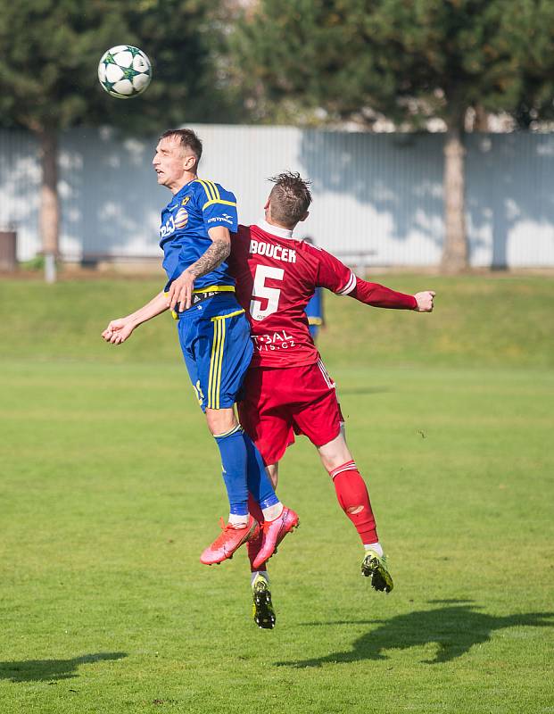 Fotbalový zápass FC Velké Meziříčí a FC Vysočina B.