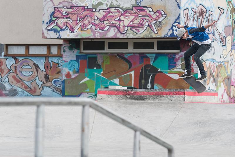 Skatepark ve Žďáře nad Sázavou.