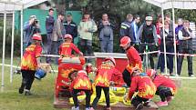 Seriál závodů o Novoměstský pohár soptíků odstartoval v Dlouhém. Osmnáct družstev z osmi obcí předvádělo rychlý hasičský útok.