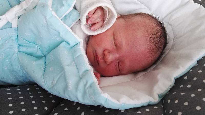 Václav Navrátil, Velká Bíteš, 15.4. 2019, 3420 g, 51 cm