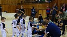 Turnaj pro nejmladší fotbalisty a fotbalistky se druhou dubnovou sobotu uskutečnil ve žďárské sportovní hale na Bouchalkách.