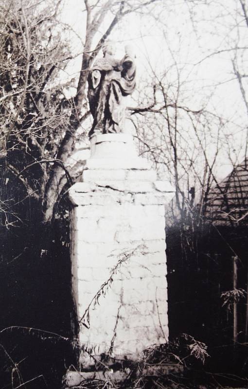 Svatá Barborka na fotografii z roku 1968.