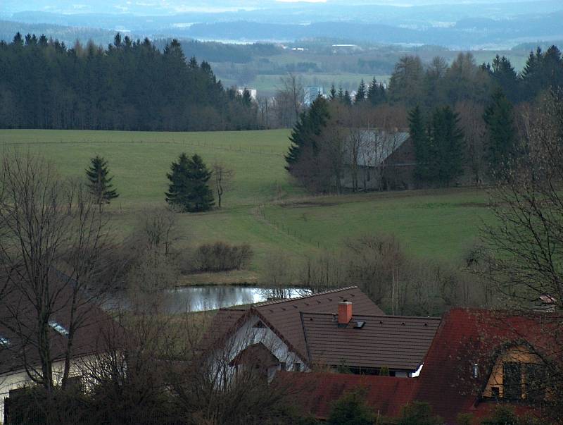 Z Kříbu je pěkný výhled.