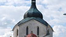 Velikonoční neděli řada lidí využila k návštěvě památky UNESCO – kostela svatého Jana Nepomuckého na Zelené hoře. 