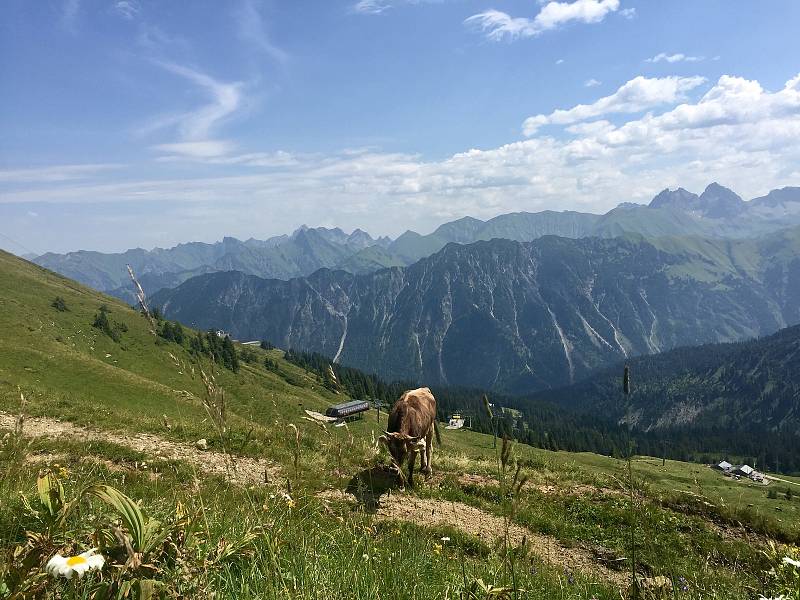 Lyžařská oblast Fellhorn Kleinwalsertal