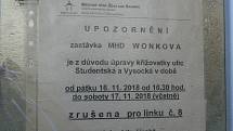 V současné době se již v křižovatce a jejím okolí pracuje na dokončování nových chodníků a budování přechodů pro chodce.