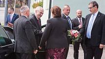 Třetí den návštěvy prezidenta republiky v Kraji Vysočina. Setkání s občany Heřmanova, Obce roku Kraje Vysočina.