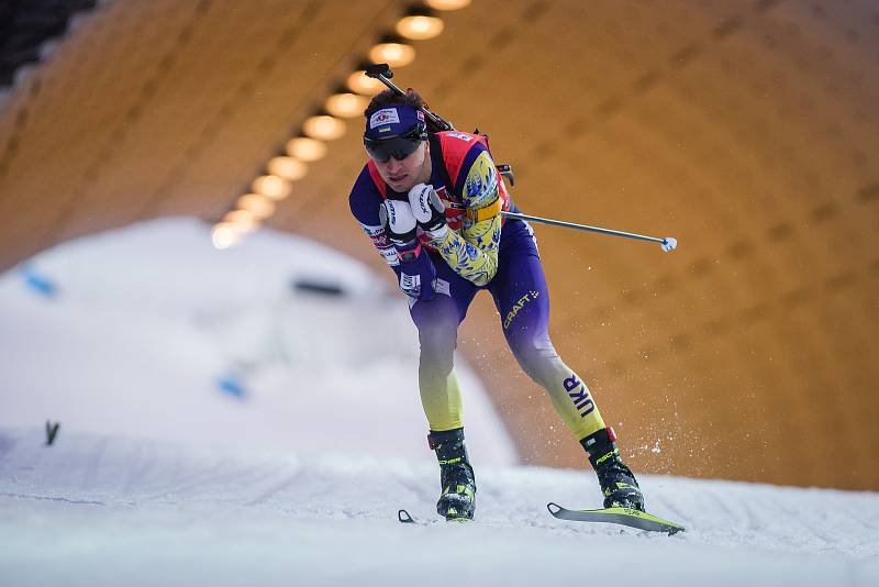 Závod SP v biatlonu (štafeta mužů 4 x 7,5 km) v Novém Městě na Moravě.