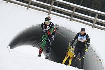 Amatérské závody s názvem Strabag Ve stopě Zlaté lyže v Novém Městě na Moravě. Ilustrační foto.