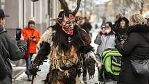 Krampus čerti v Lysé nad Labem v sobotu 4. prosince 2021.