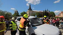 Vítězem Krajské soutěže ve vyprošťování u dopravních nehod, která se konala ve čtvrtek 26. dubna v Nymburku, jsou opět hasiči z hořovické stanice územního odboru Beroun.