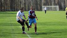 Z fotbalového utkání okresního přeboru Slovan Poděbrady - Jíkev (3:0)