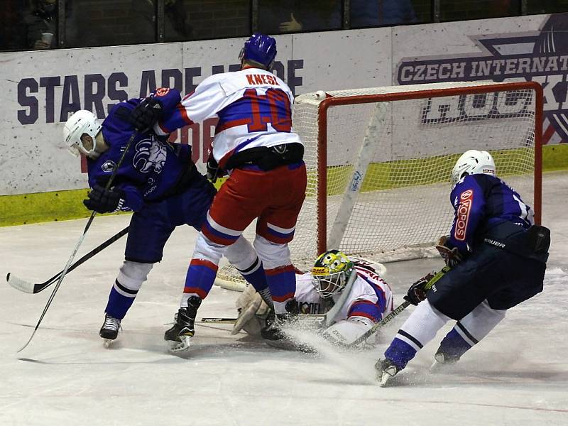 Z hokejového utkání druhé ligy Nymburk - Kolín (0:2)