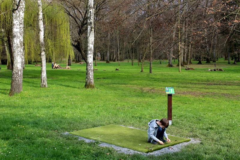 Unikátní multigolfové hřiště je k dispozici v Poděbradech u vodárny na kraji Neumannových sadů.